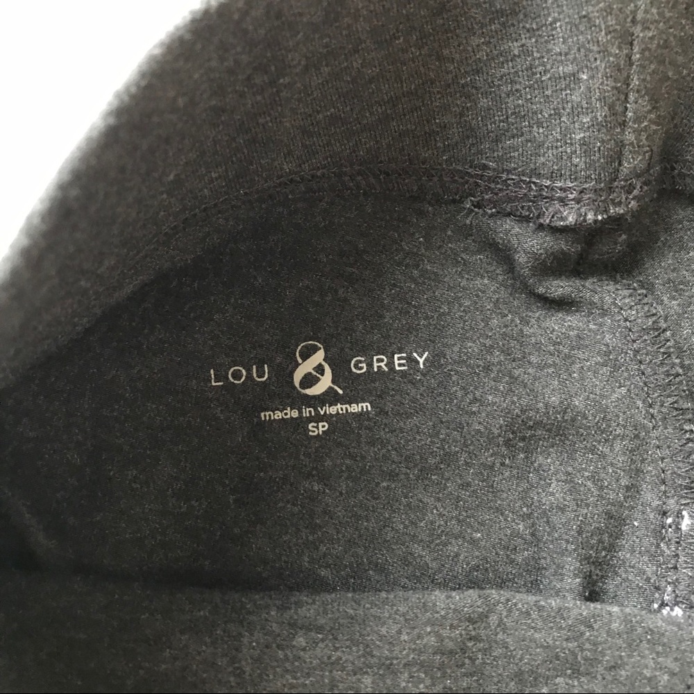 Lou & Grey/LOFT charcoal leggings - Picture 4 of 4